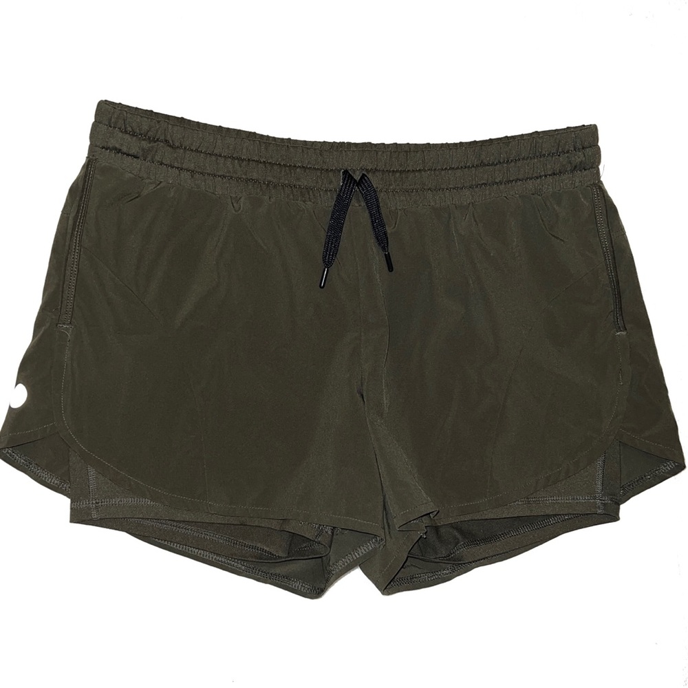Avia Camo Olive workout short with built in bike short!